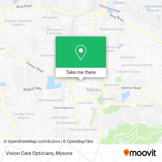 Vision Care Opticians map