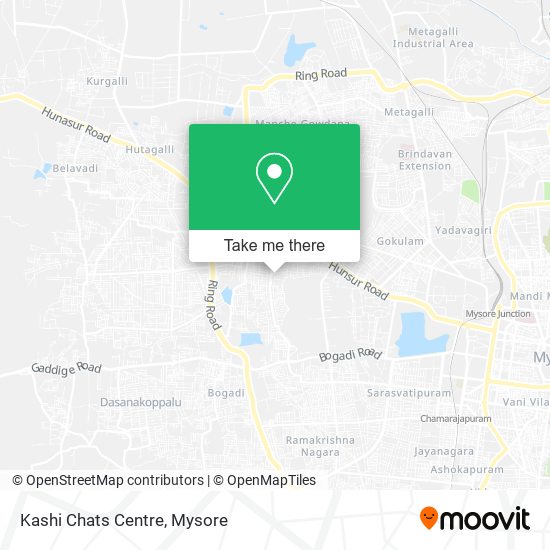 Kashi Chats Centre map