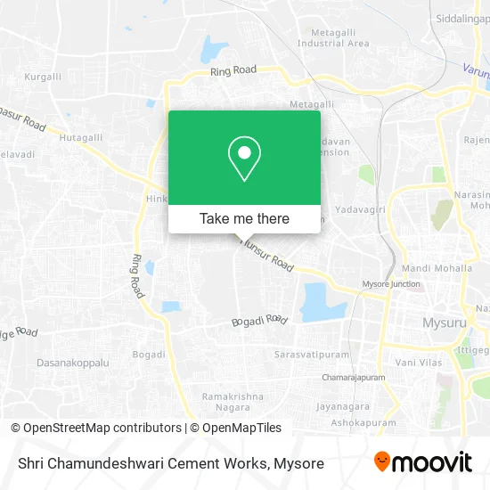 Shri Chamundeshwari Cement Works map