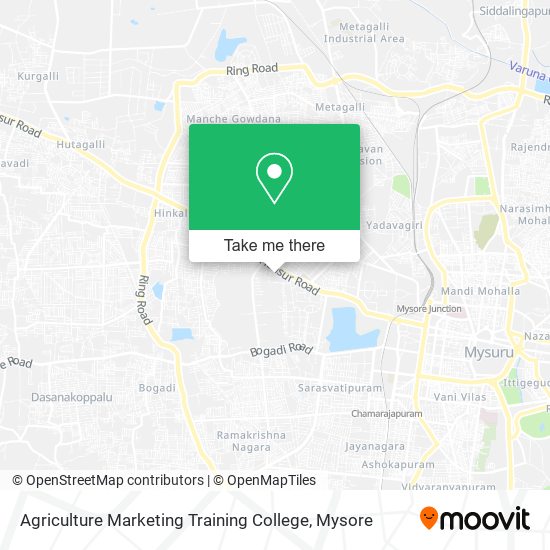 Agriculture Marketing Training College map
