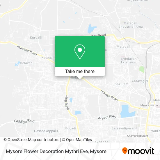 Mysore Flower Decoration Mythri Eve map
