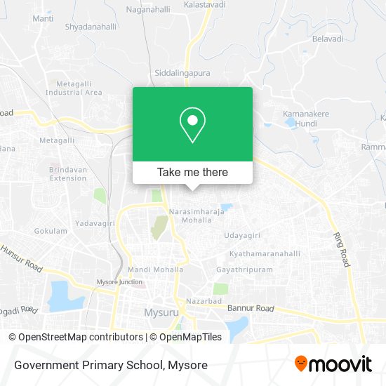 Government Primary School map