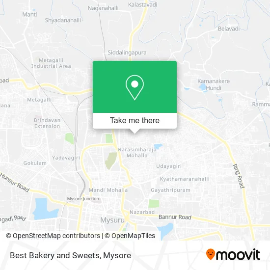 Best Bakery and Sweets map