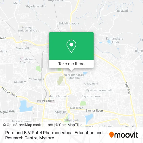 Perd and B V Patel Pharmaceutical Education and Research Centre map