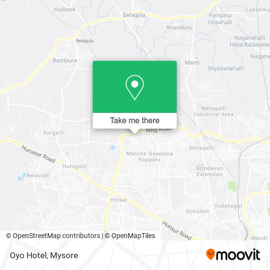 Oyo Hotel map