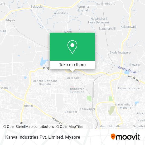 Kanva Industries Pvt. Limited map