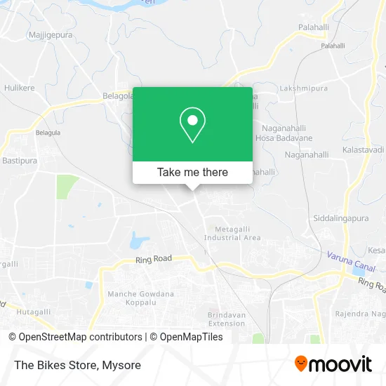 The Bikes Store map