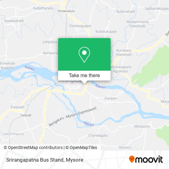 Srirangapatna Bus Stand map