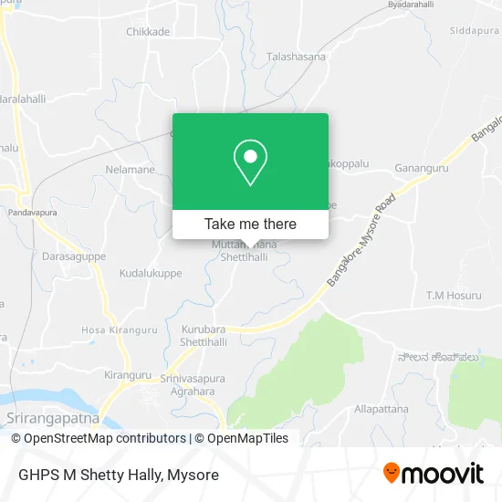 GHPS M Shetty Hally map