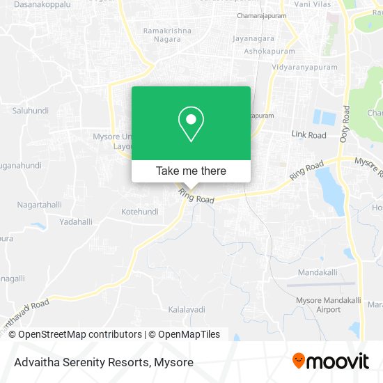 Advaitha Serenity Resorts map