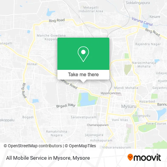 All Mobile Service in Mysore map