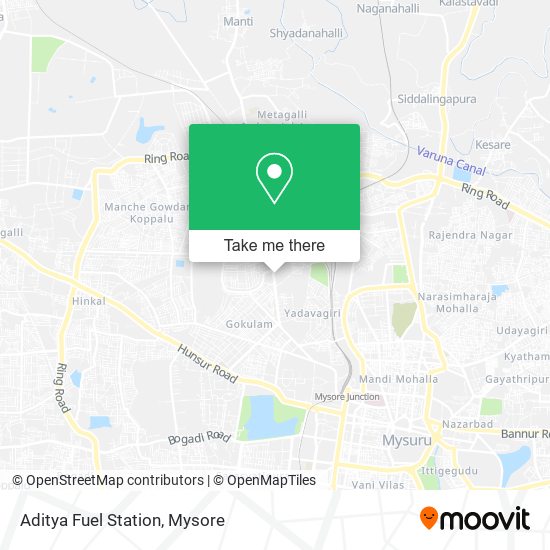 Aditya Fuel Station map