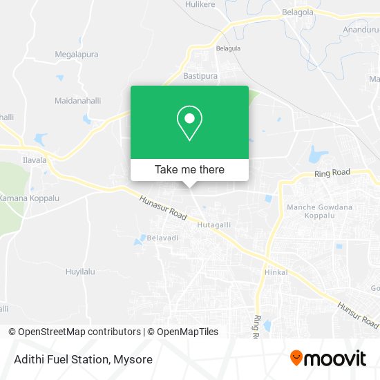 Adithi Fuel Station map