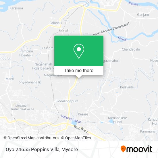 Oyo 24655 Poppins Villa map