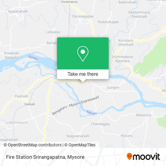 Fire Station Srirangapatna map