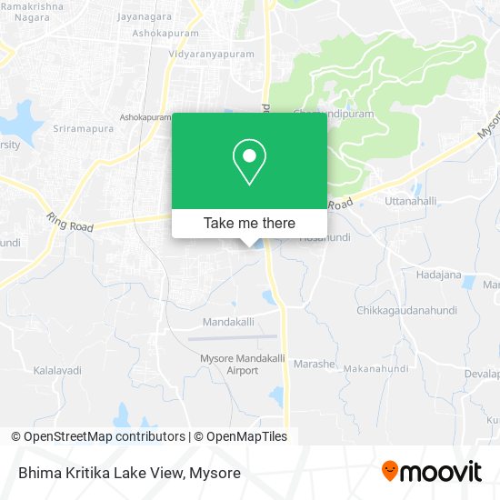 Bhima Kritika Lake View map