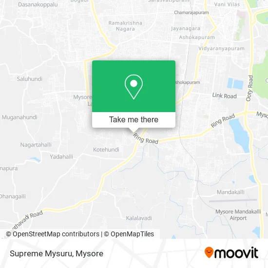 Supreme Mysuru map