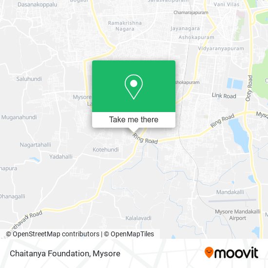 Chaitanya Foundation map