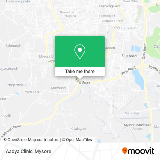 Aadya Clinic map