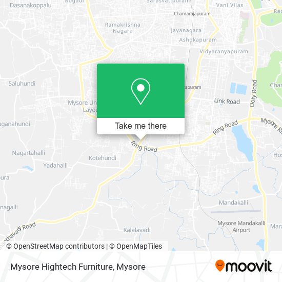 Mysore Hightech Furniture map