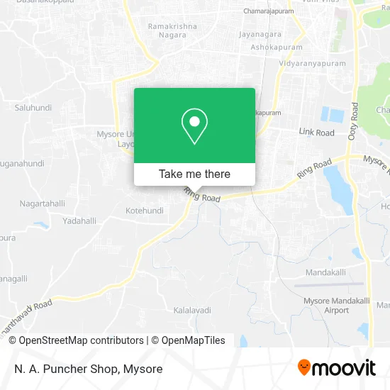 N. A. Puncher Shop map