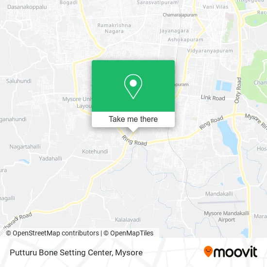 Putturu Bone Setting Center map