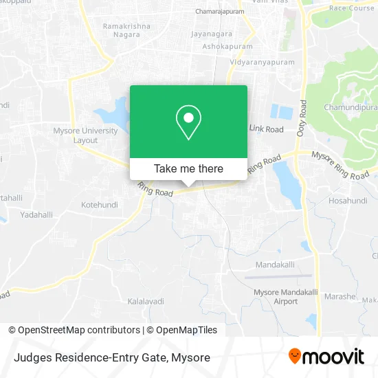 Judges Residence-Entry Gate map