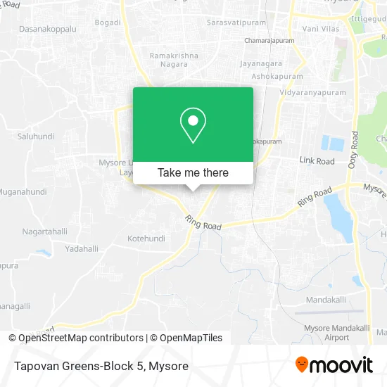Tapovan Greens-Block 5 map