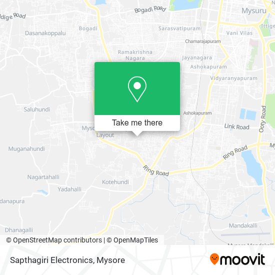 Sapthagiri Electronics map