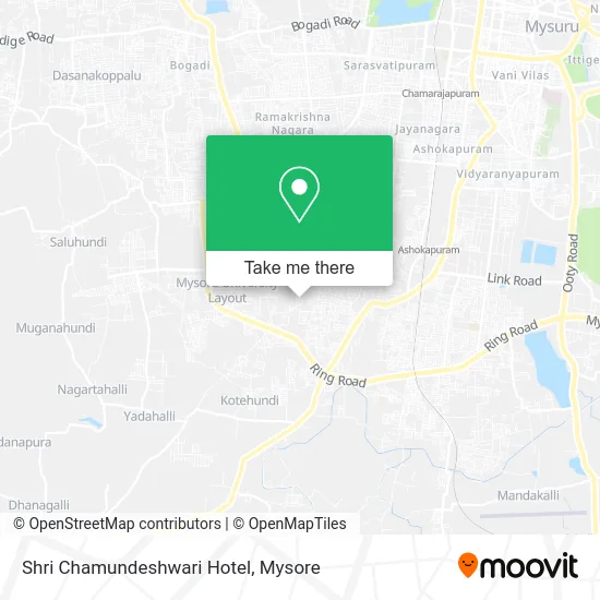 Shri Chamundeshwari Hotel map