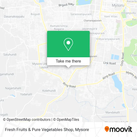 Fresh Fruits & Pure Vegetables Shop map