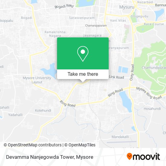 Devamma Nanjegowda Tower map