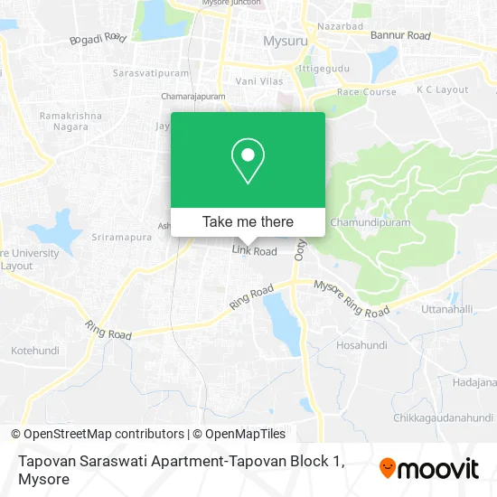 Tapovan Saraswati Apartment-Tapovan Block 1 map