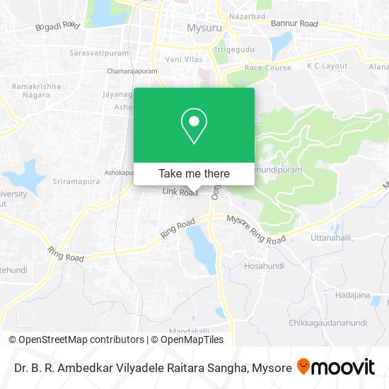 Dr. B. R. Ambedkar Vilyadele Raitara Sangha map