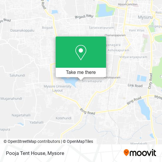 Pooja Tent House map