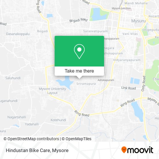 Hindustan Bike Care map