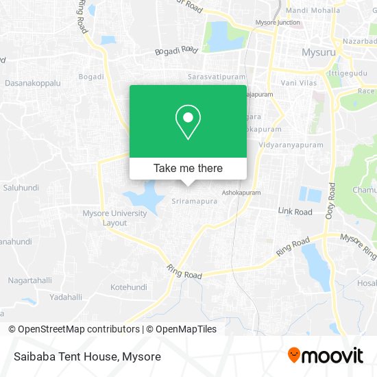 Saibaba Tent House map