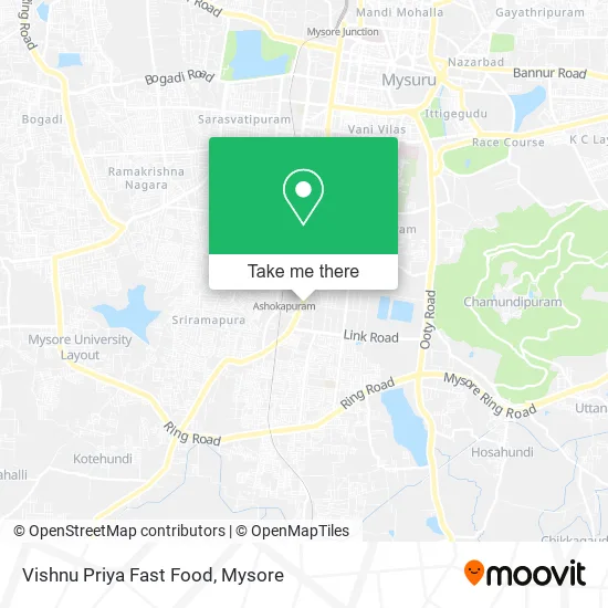 Vishnu Priya Fast Food map
