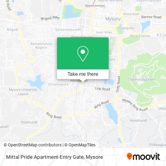 Mittal Pride Apartment-Entry Gate map