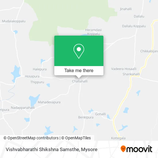 Vishvabharathi Shikshna Samsthe map