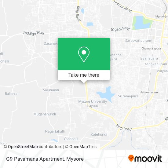 G9 Pavamana Apartment map