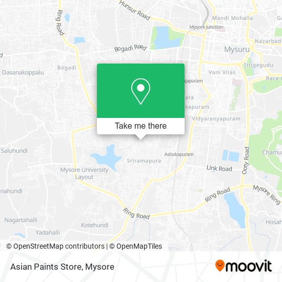 Asian Paints Store map