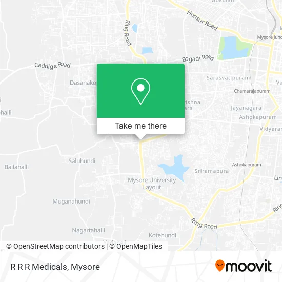 R R R Medicals map