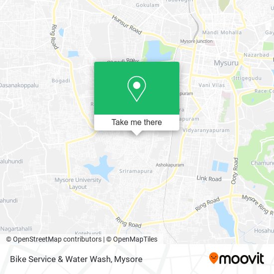 Bike Service & Water Wash map