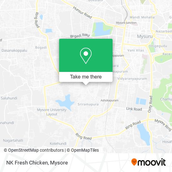 NK Fresh Chicken map