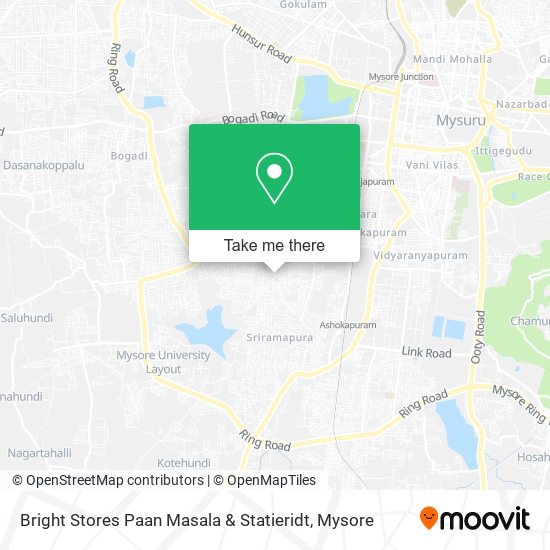 Bright Stores Paan Masala & Statieridt map
