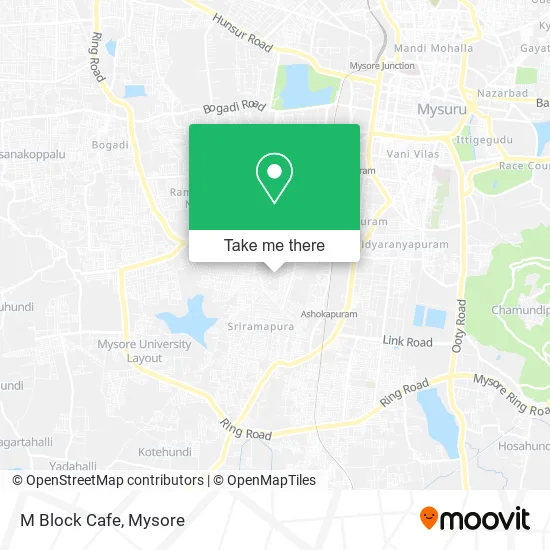 M Block Cafe map