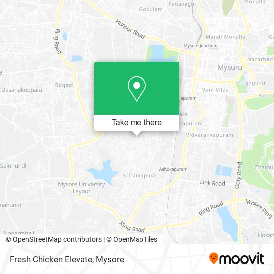 Fresh Chicken Elevate map