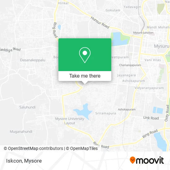 Iskcon map