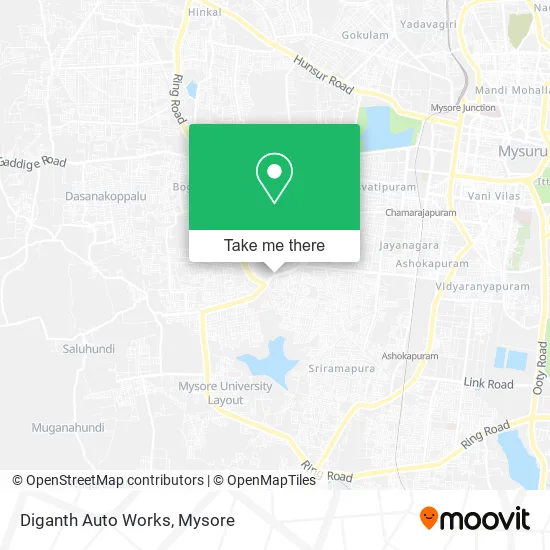 Diganth Auto Works map